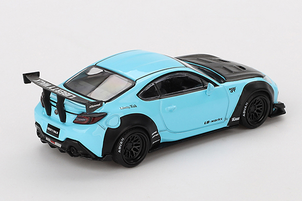 MINI GT 1/64 Toyota GR86 LB☆Nation ベイビーブルー(右