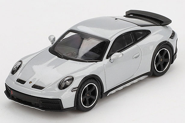 MINI GT 1/64 ポルシェ 911 ダカール アイスグレーメタリック(右
