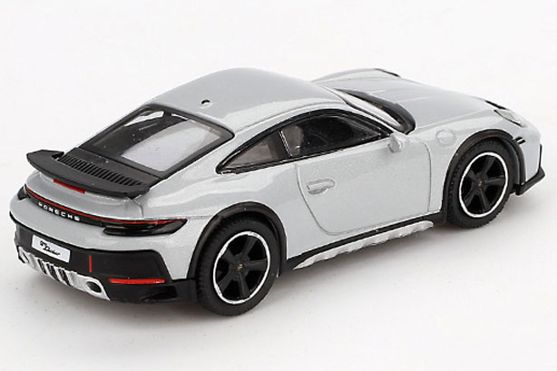 MINI GT 1/64 ポルシェ 911 ダカール アイスグレーメタリック(右