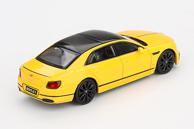 【モコ】ベントー MINI GT 1/64 ベントレー フライングスパー モナコイエロー(左