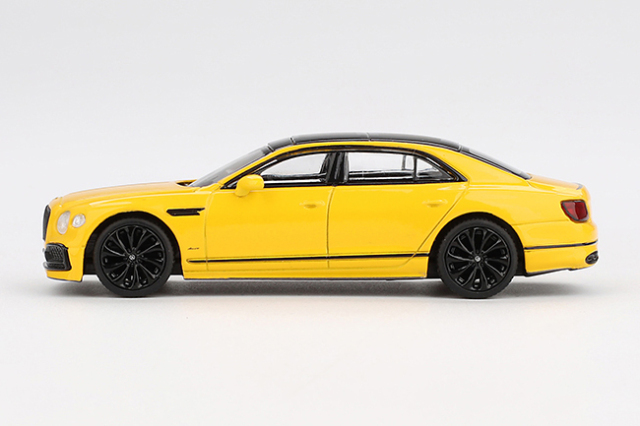 MINI GT 1/64 ベントレー フライングスパー モナコイエロー(左