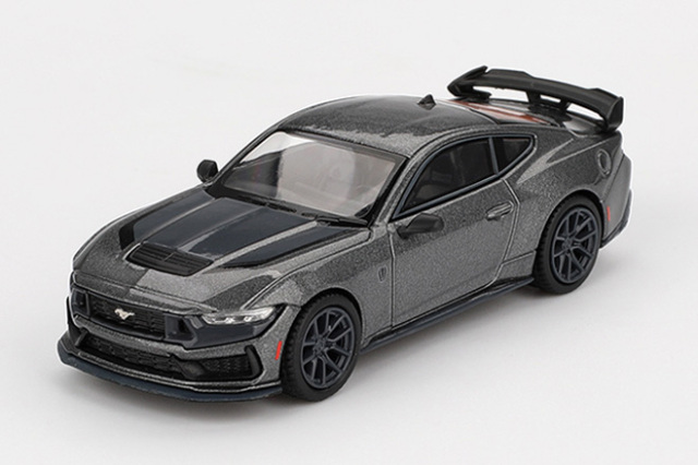 MINI GT 1/64 フォード マスタング ダークホース 2024 カーボナイズドグレー(右ハンドル)