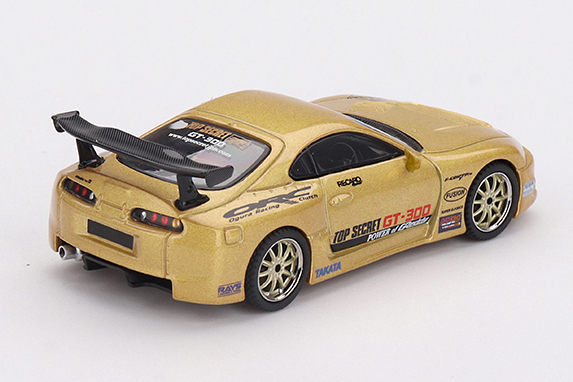 MINI GT 1/64 Toyota スープラ (A80) GT-300 Top Secret Gold