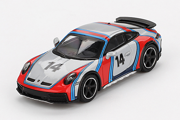 MINI GT 1/64 ポルシェ 911 ダカール "Rally 1974" アイスグレーメタリック(右ハンドル)