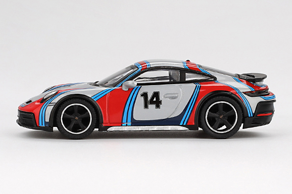ポルシェ　911 ダカール (アイス・グレー・メタリック) チェイスカー ☆特価品 ポルシェ 911 ダカール アイスグレーメタリック (左