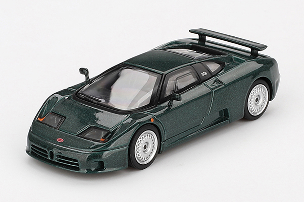 MINI GT 1/64 ブガッティ EB110 GT ヴェルデスクーロ(グリーン)(左ハンドル)