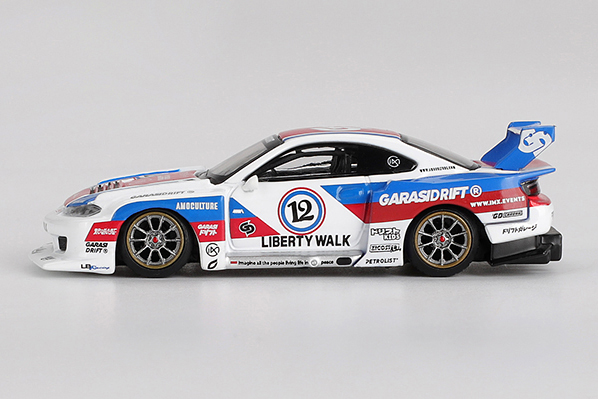 2台 MINI GT リバティーウォーク ミニカー FDJ シルビア S15 1/64スケール MINI GT「日産 LB-Super Silhouette S15 シルビア 