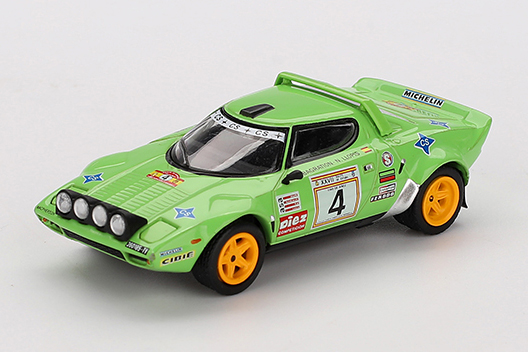 MINI GT 1/64 ランチア ストラトス HF スペイン・ラリー 1979 優勝車 #4(左ハンドル)