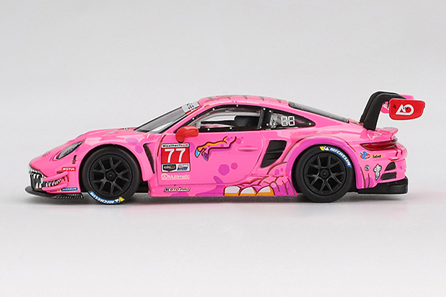 MINI GT 1/64 ポルシェ 911 GT3 R IMSA ロードアメリカ 2024 #77 AO