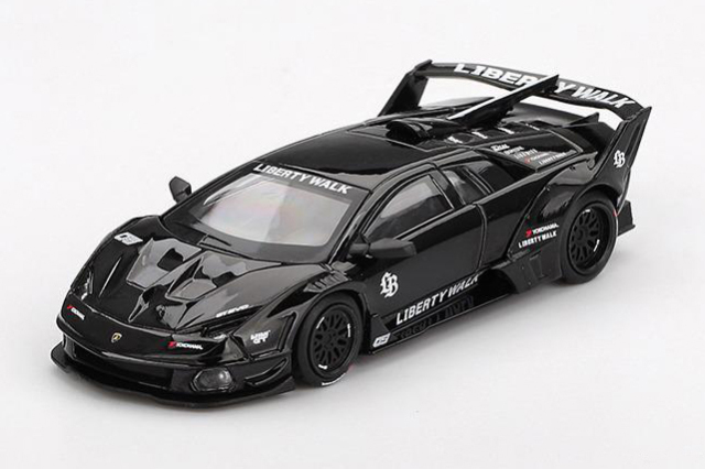 MINI GT 1/64 ランボルギーニ LB-Silhouette WORKS MURCIELAGO GT Evo Black(左ハンドル)