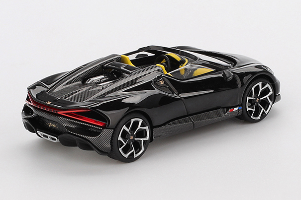 MINI GT 1/64 ブガッティ W16 ミストラル ブラック(左ハンドル