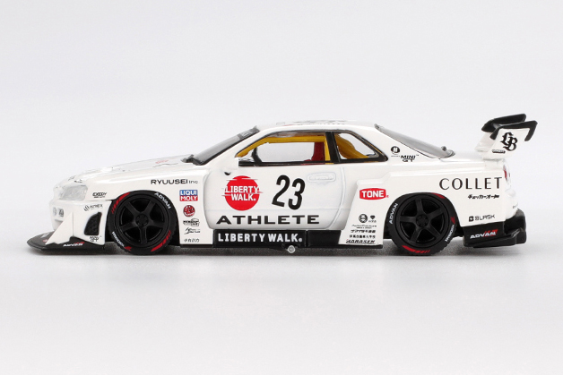MINI GT 1/64 Nissan LB-ER34 Super Silhouette ATHLETE/COLLET(右