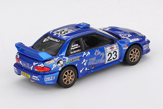 MINI GT 1/64 スバル インプレッサ WRC99 アクロポリス・ラリー 2000