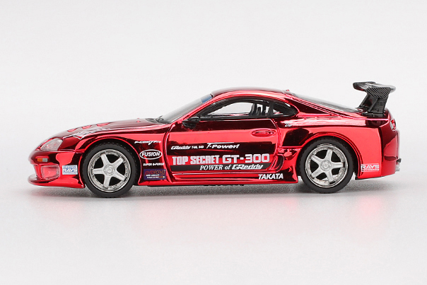 MINI GT 1/64 Toyota スープラ (A80) GT-300 Top Secret レッドクロム