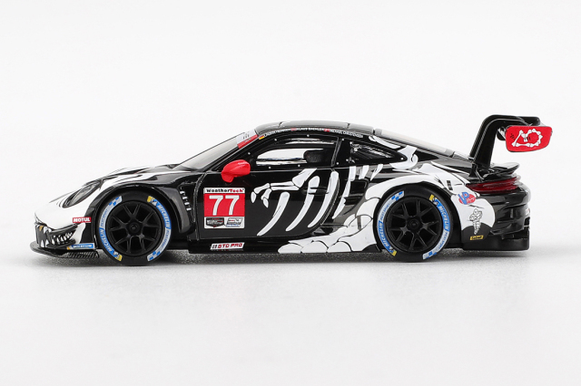 MINI GT 1/64 ポルシェ 911 GT3 R IMSA プチ・ル・マン 2025 #77 AO