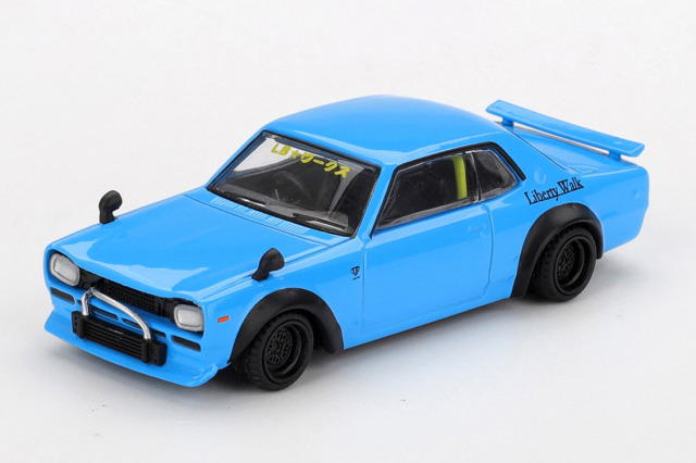 MINI GT 1/64 Nissan LB★Nation ハコスカ ベビーブルー(右ハンドル)