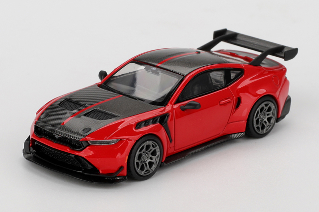 MINI GT 1/64 フォード マスタング GTD レースレッド(左ハンドル)