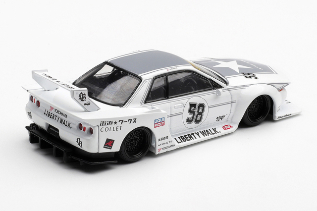 MINI GT 1/64 LBWK Nissan スカイライン GT-R32 Kaido Works 東京