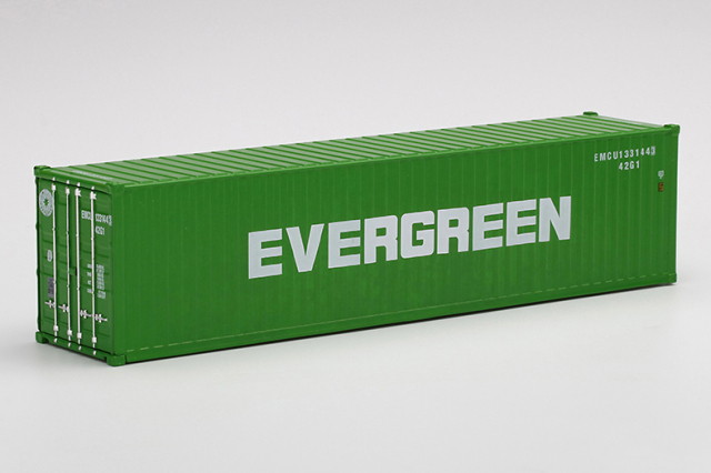 ミニコンテナ 4点 まとめ商品 人気のADVAN、KFC含(2) MINI GT 1/64 40ftコンテナ ”EVERGREEN