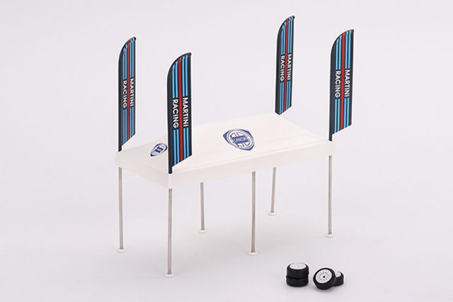 MINI GT 1/64 パドックサービス マルティーニレーシング テントセット 