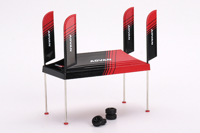 MINI GT 1/64 パドックサービス テントセット ADVAN