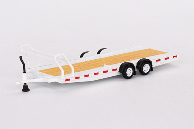 MINI GT 1/64 カーキャリアトレーラー ホワイト