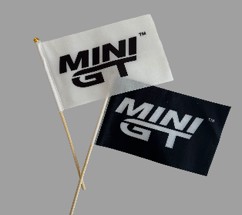 MINI GT MINI GT ミニフラッグセット - クラシックロゴ - サンリッチ
