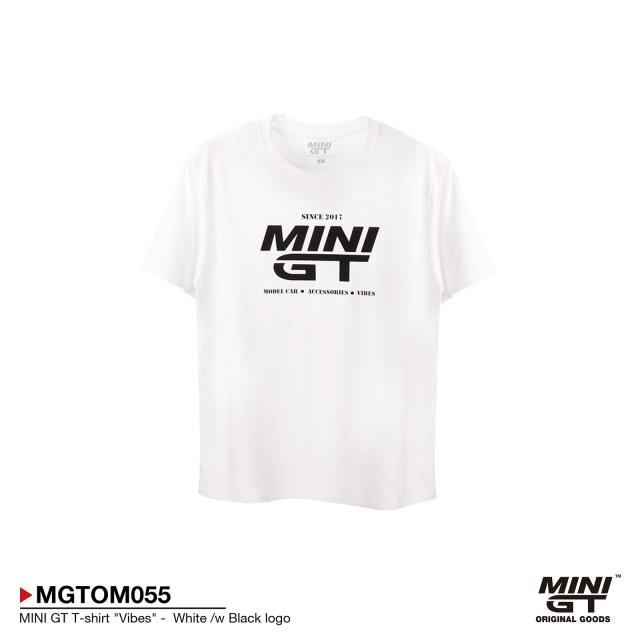 MINI GT MINI GT Vibes ホワイト w/ ブラックロゴ Tシャツ 