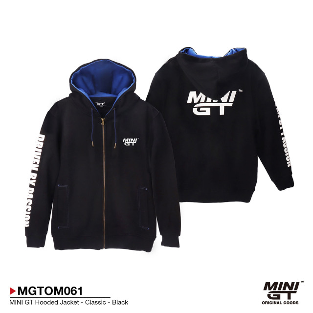 MINI GT MINI GT クラシックブラック スウェット(フルジップ)