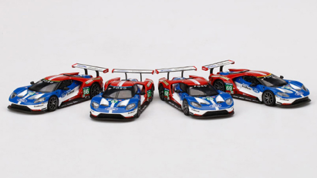 MINI GT 1/64 フォード GT LMGTE PRO ル・マン24時間 2016 フォードチップガナッシチーム4台セット