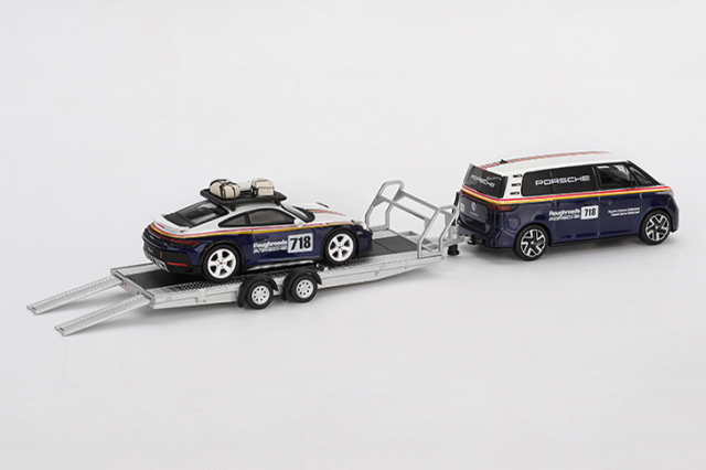 MINI GT 1/64 ポルシェ 911 ダカール セット MINI GT 1/64 ポルシェ 911 ダカール #718 / フォルクスワーゲン ID