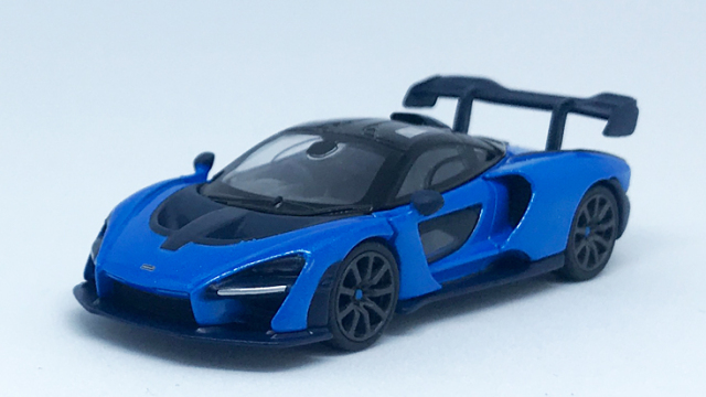 MINI GT 1/64 マクラーレン セナ セルリアンブルー Tarmac Works Shmee 150 コレクション(右ハンドル)