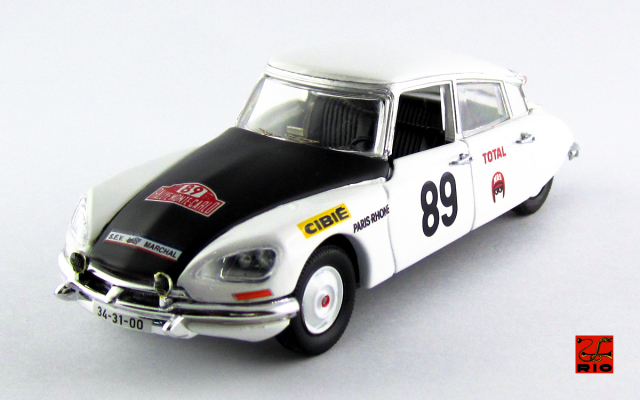 RIO  1/43　シトロエン DS 21 モンテカルロ・ラリー 1970 　 Marcus/Bryde/Braein #89