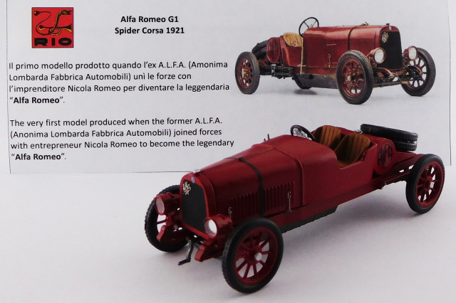 RIO 1/43 アルファロメオ G1 スパイダー コルサ 1921