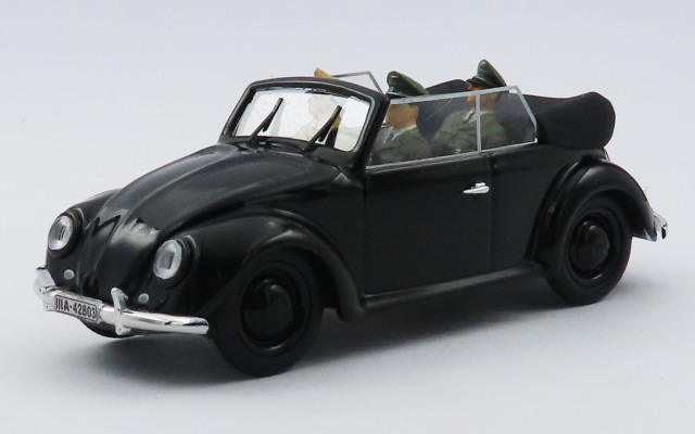 RIO 1/43 フォルクスワーゲン ビートル カブリオレ 1939年4月 ヒトラー/ヒムラー/運転手