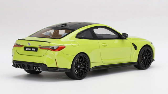 Top Speed 1/18 BMW M4 コンペティション (G82) サンパウロイエロー 