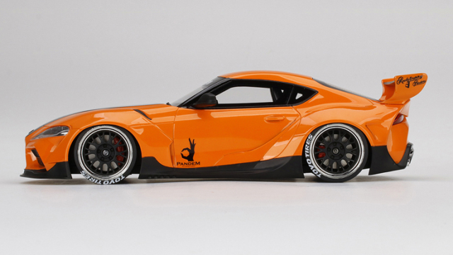 Top Speed 1/18 Pandem GR スープラ V1.0 オレンジ - サンリッチジャパン