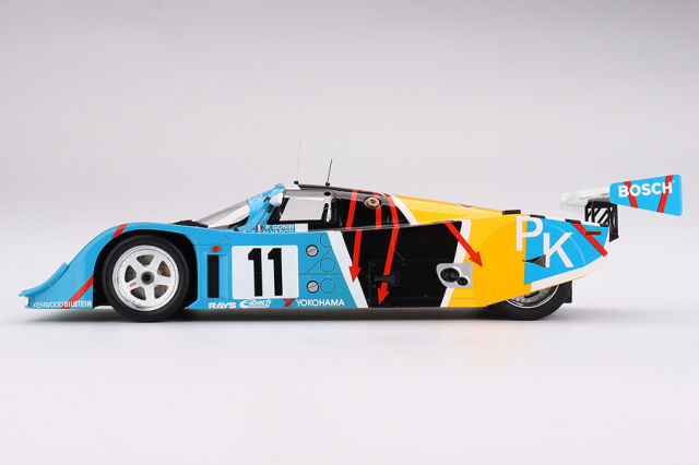 Top Speed 1/18 ポルシェ 962 CK6 ル・マン24時間 1990 #11 クレマー 