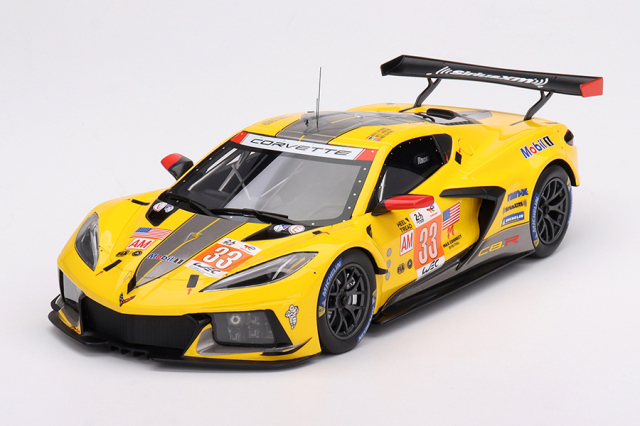 Top Speed 1/18 シボレー コルベット C8.R ルマン24時間 2023 LM GTE AM 優勝車 #33 コルベットレーシング