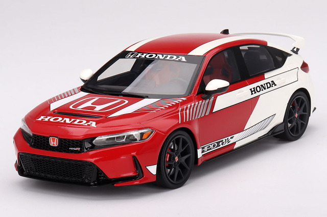 Top Speed 1/18 Honda シビック Type R 2023 #1 ペースカー レッド