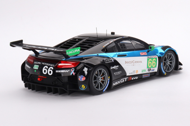 Top Speed 1/18 Acura NSX GT3 EVO22 IMSA デイトナ24時間 2022 #66