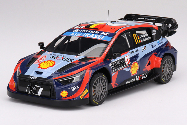 Top Speed 1/18 Hyundai i20 N Rally1 モンテカルロラリー 3位入賞車