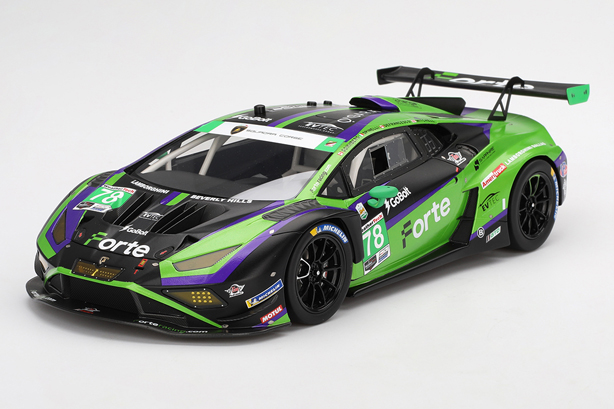 Top Speed 1/18 ランボルギーニ ウラカン GT3 EVO2 IMSA デイトナ24時間 2024 #78 Forte Racing