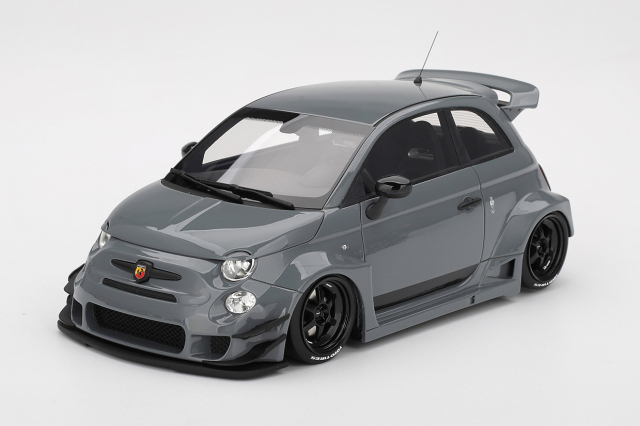 Top Speed 1/18 アバルト 595 LB-WORKS x Abas Works グレー