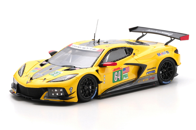 TSM MODEL 1/43 シボレー コルベット C8.R WEC セブリング1000マイル 2022 GTE PRO 2位入賞車 #64 コルベットレーシング