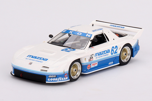 TSM MODEL 1/43 マツダ RX-7 GTO IMSA ロードアメリカ 1991 2位入賞車 #62 マツダモータースポーツ