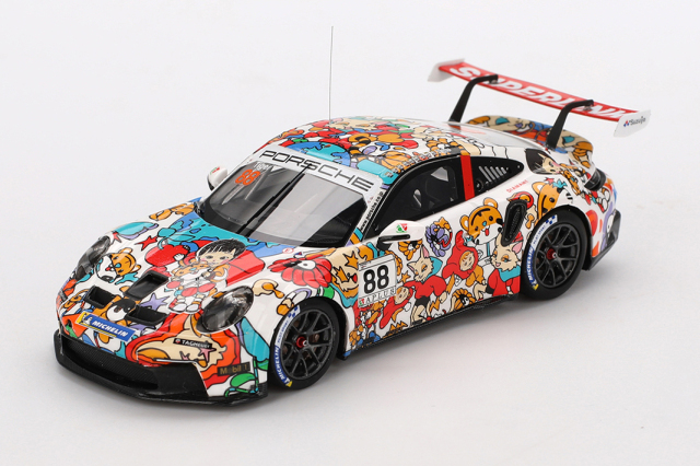 TSM MODEL 1/43 ポルシェ 911 GT3 Cup ポルシェカレラカップジャパン 2024 AMクラス #88 BINGO RACING Tiger WU 