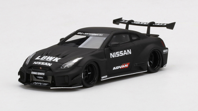 TSM MODEL 1/43 LB-Silhouette WORKS GT Nissan 35GT-RR バージョン2 マットブラック LBWK