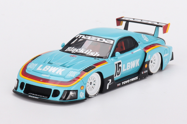 TSM Model 1/43 LB リバティーウォークミニカー TSM MODEL 1/43 マツダ RX-7 LB-Super Silhouette リバティー