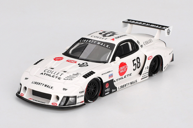 TSM MODEL 1/43 マツダ RX-7 LB-Super Silhouette ATHLETECOLLET